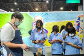 บรรยากาศในงานมหกรรมวิทยาศาสตร์และเทคโนโลยีแห่งชาติ ประจำปี 2 ... พารามิเตอร์รูปภาพ 42